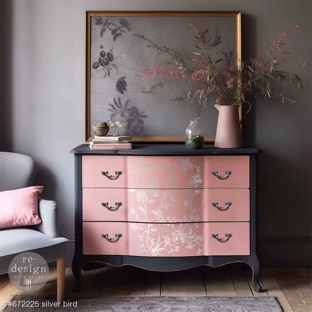 TRANSFERMOTIV - Re Design Décor Transfer - Silver Bird