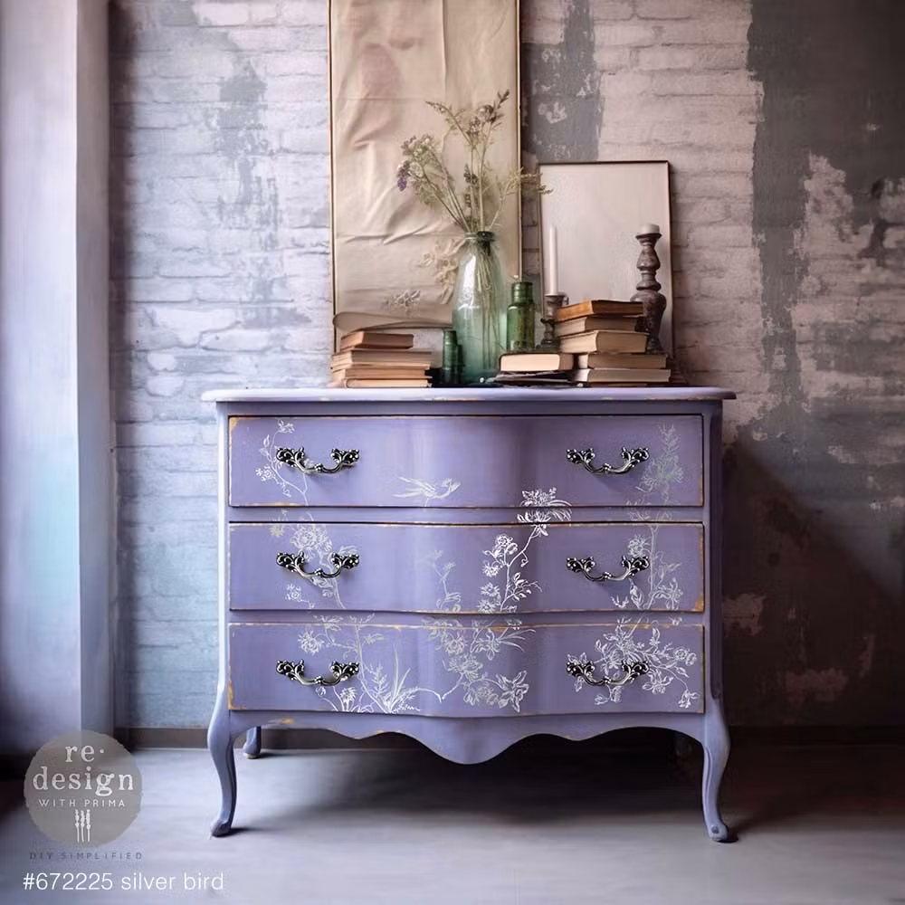 TRANSFERMOTIV - Re Design Décor Transfer - Silver Bird