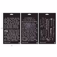 ReDesign Décor Stencils® - Old Pages - 3st Schablon​​​​​​​er á 15-23cm