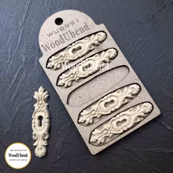 WoodUbend® 0991 Key Plaque, mått 7x1.5cm (5-pack)