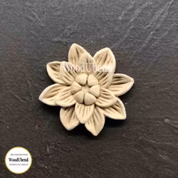 WoodUbend®Exotic Flower 4.5x4.5cm WUB1116 (5-pack)