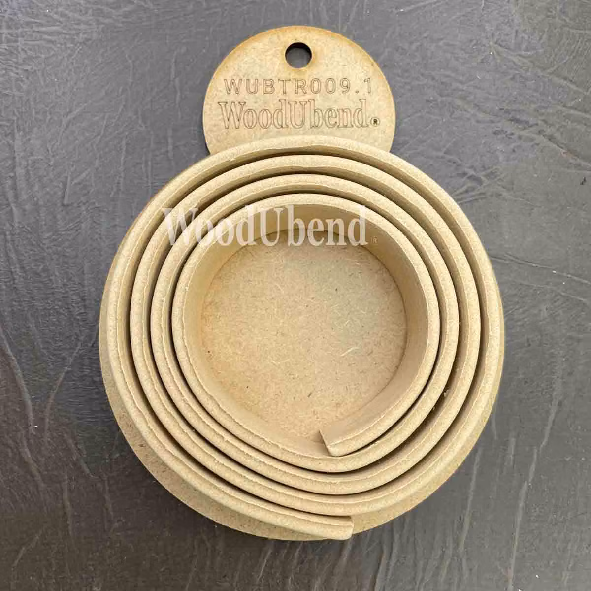 WoodUbend® Roll of Trim TR009.1 Set med 2st á 100x3cm