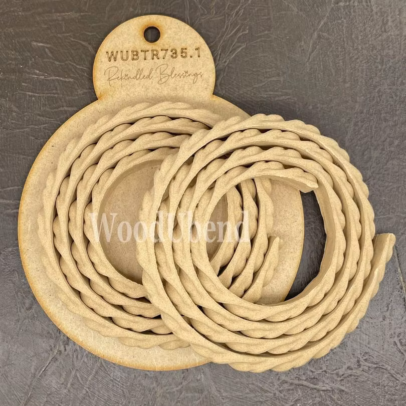 WoodUbend® Roll of Trim TR735.1 - Set med 2st á 100x1cm