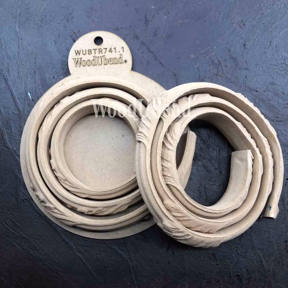 WoodUbend® Roll of Trim TR741.1 - Set med 2st á 100x2.3cm