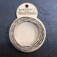 WoodUbend® Roll of Trim TR751.1 - Set med 2st á 100x1cm