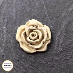 WoodUbend® Swirl Rose 2.7x2.7cm WUB344 (5-pack)