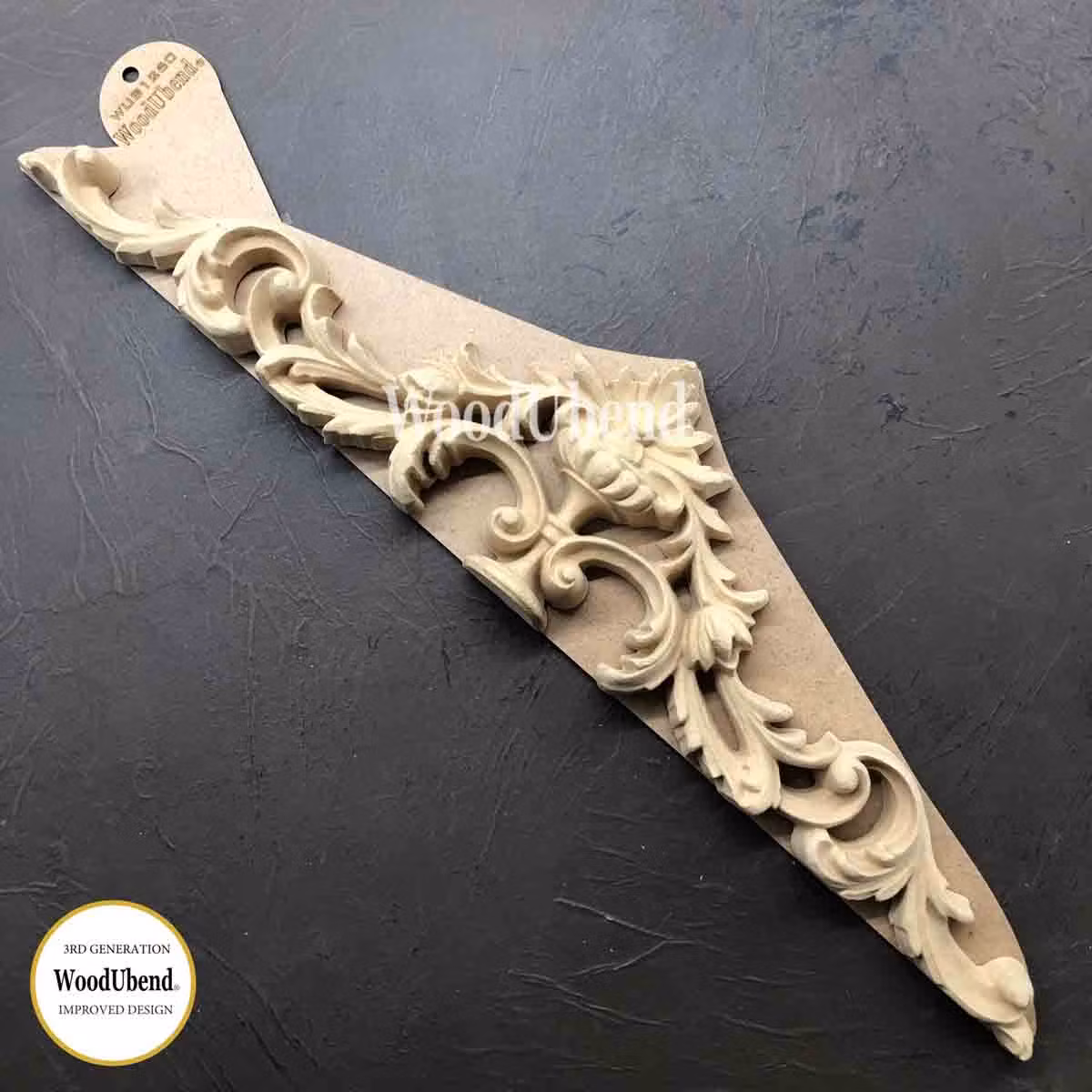 WoodUbend® WUB1260 - XXL Pediment 62x12cm (1-pack)