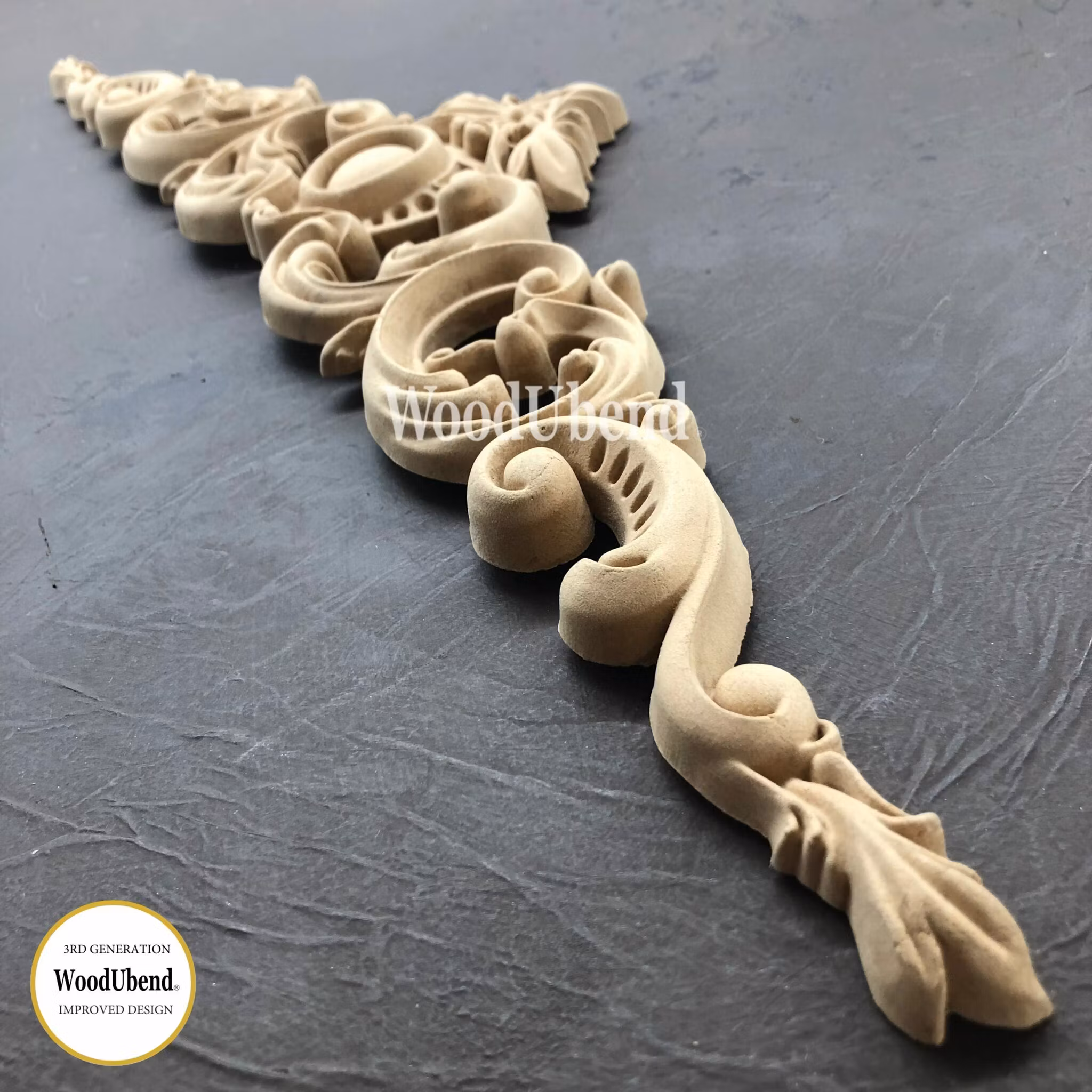 WoodUbend® WUB1258 - XXL Pediment 61.5x15cm (1-pack)