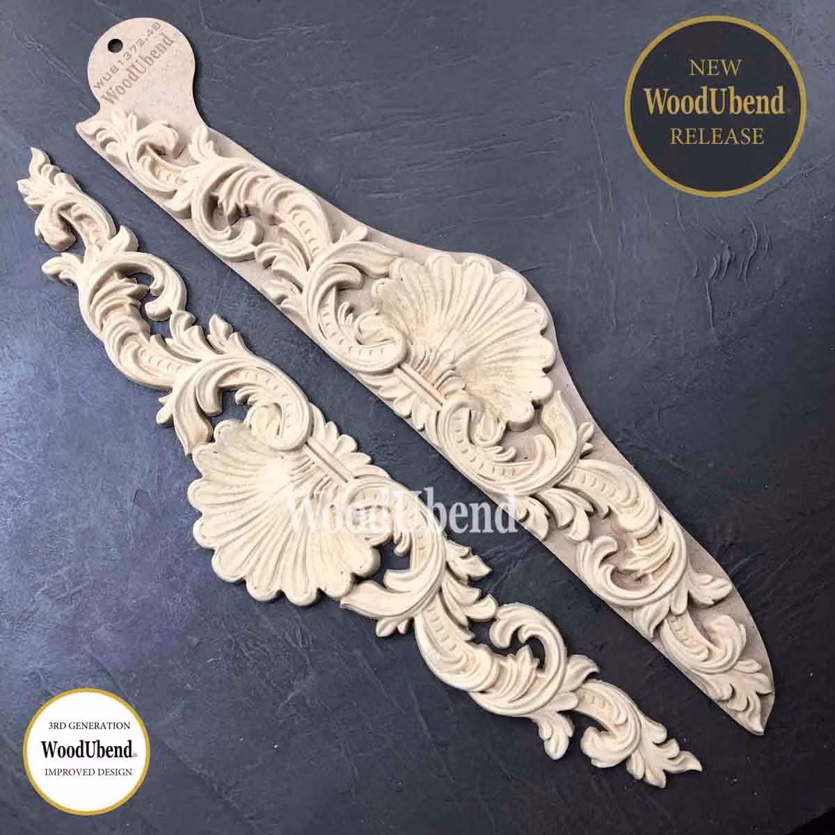 WoodUbend® WUB1372 - XL Pediment 47.5x10 (2-pack)