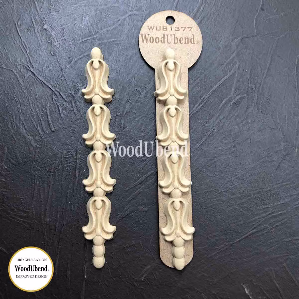 WoodUbend® Decorative Drops 20x3cm - WUB1377 (2-pack)