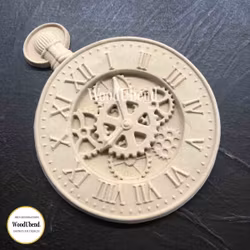 WoodUbend®Clocks 12×9.3cm - WUB2037(2-pack)