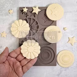 ReDesign Décor Moulds® - Silikonform - Red, White & Blue (ca 13x20cm)