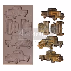 ReDesign Décor Moulds® - Silikonform - Trucks (ca 13x25cm)