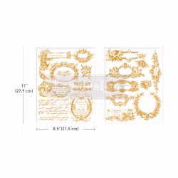 Design Décor Transfers®- Label de Luxe - A4 (3-pack)