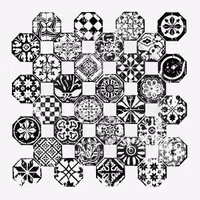 IOD Dekorstämpel - Mosaico - 30x30cm