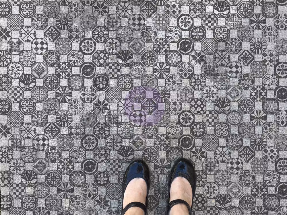 IOD Dekorstämpel - Mosaico - 30x30cm