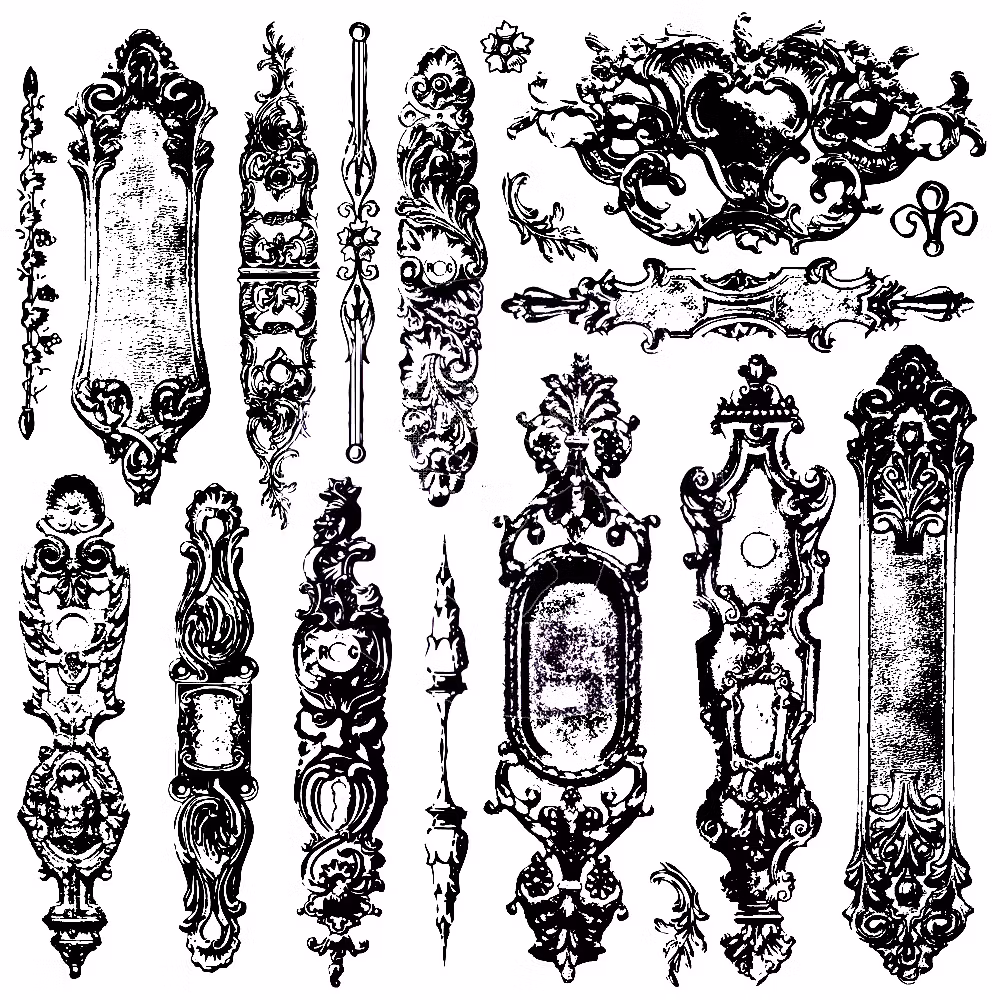 IOD Dekorstämpel - Hardware II -  30x30cm