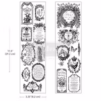 Re Design Luxe Transfers - Romance En Fleur - MINI 8x29cm (2-pack)