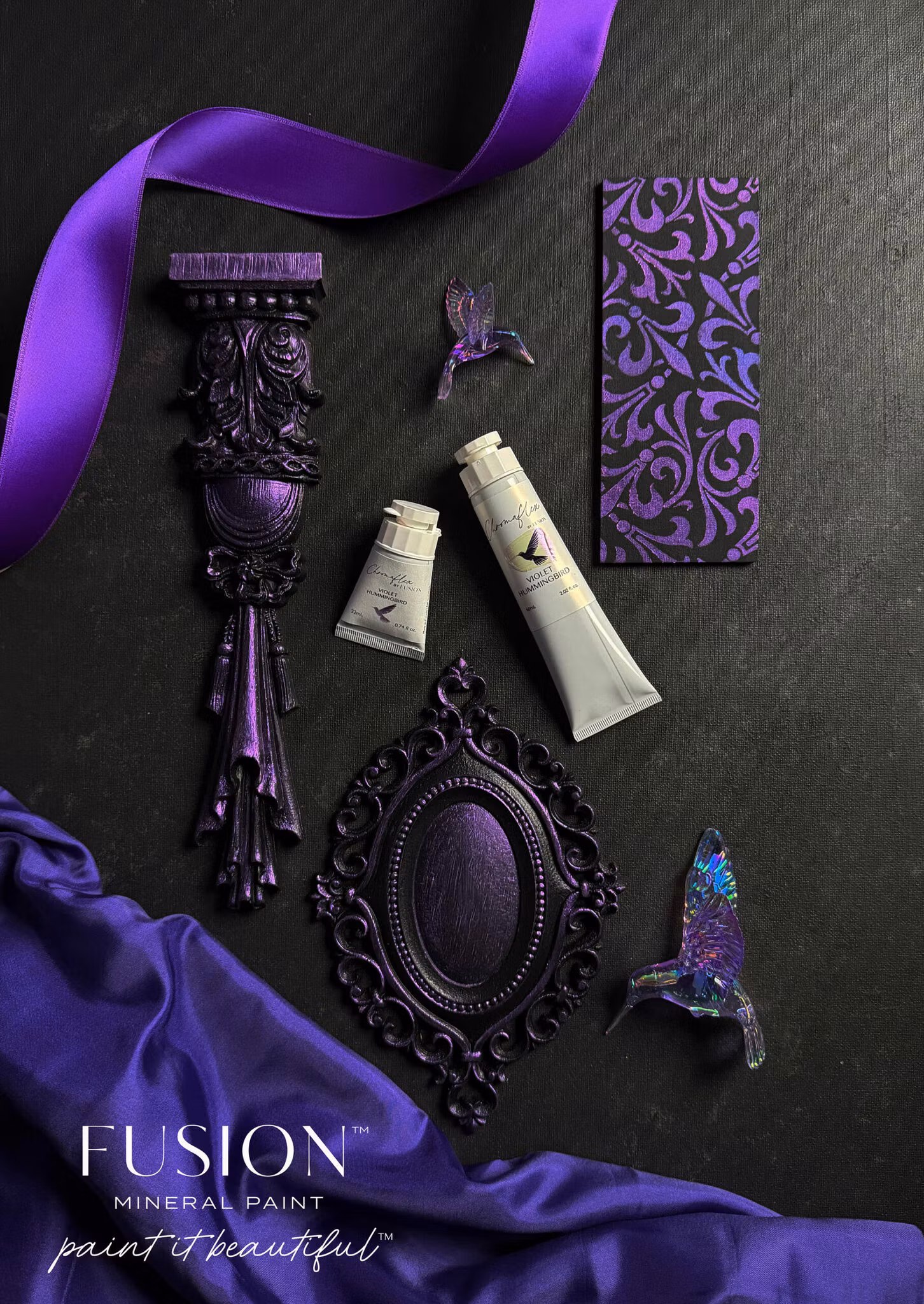 Fusion - ChromaFlex - Colour-Shifting Metallic Paint - Violet Hummingbird 60ml