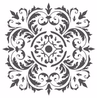 Autentico Schablon - Corner 2 - Evelina ca 30x30cm