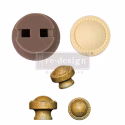 ReDesign Décor Moulds® - Silikonform - Möbelknopp - CeCe Pearl Inlay