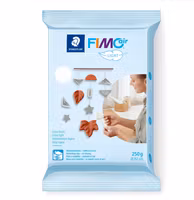 FIMO® Air Basic LIGHT- Bright White - Lättviktig lera - VIT 250g