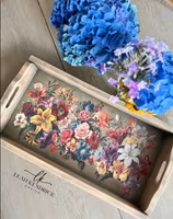 DBP Belles & Whistles - Transfer (S) 3 ark á 20x30cm - Antique Flora