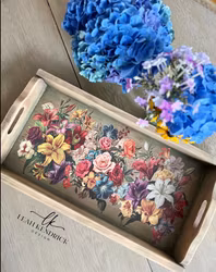 Belles & Whistles - Transfer (S) 3 ark á 20x30cm - Antique Flora