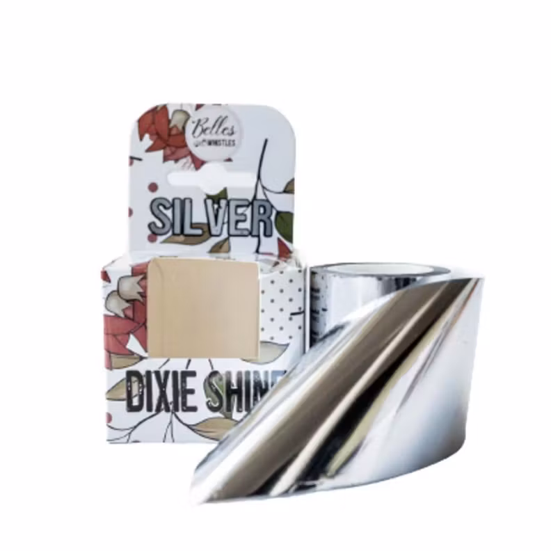 DBP Belles & Whistles  - Shine with Me - Transferfolie - Rulle 5cm x30m - Metallic SILVER