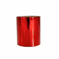 DBP Belles & Whistles - Shine with Me - Transferfolie - Rulle 5cm x30m - Metallic RED