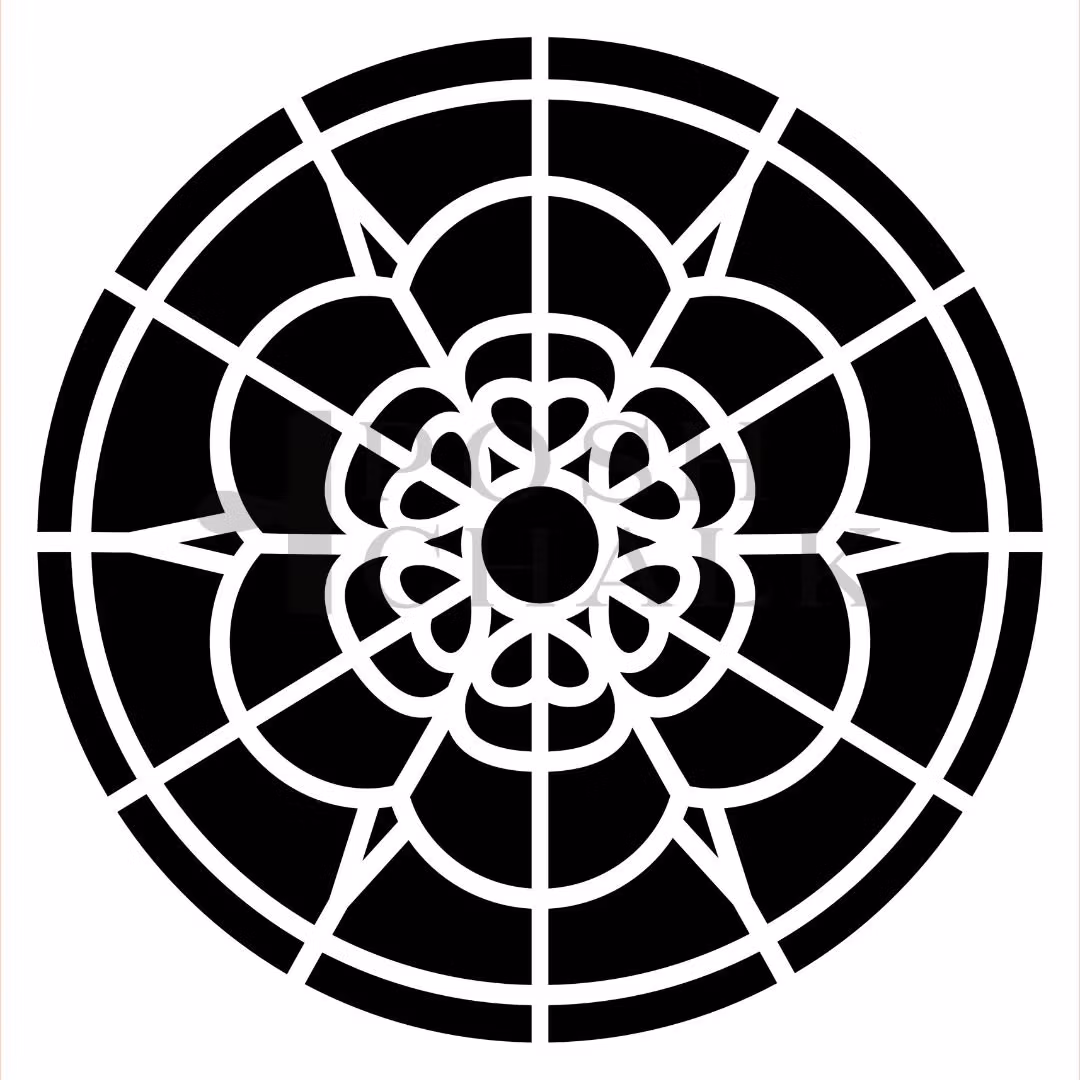 Posh Chalk® Schablon - Celestial Glass (M) 29x30cm