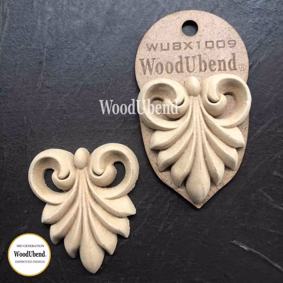 WoodUbend® Droplets 7x6cm WUB1009 (2-pack)