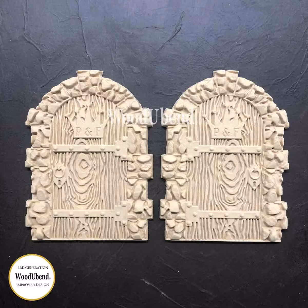 WoodUbend® Medieval Doos 17.7×13.2cm - WUB2279 (2-pack)