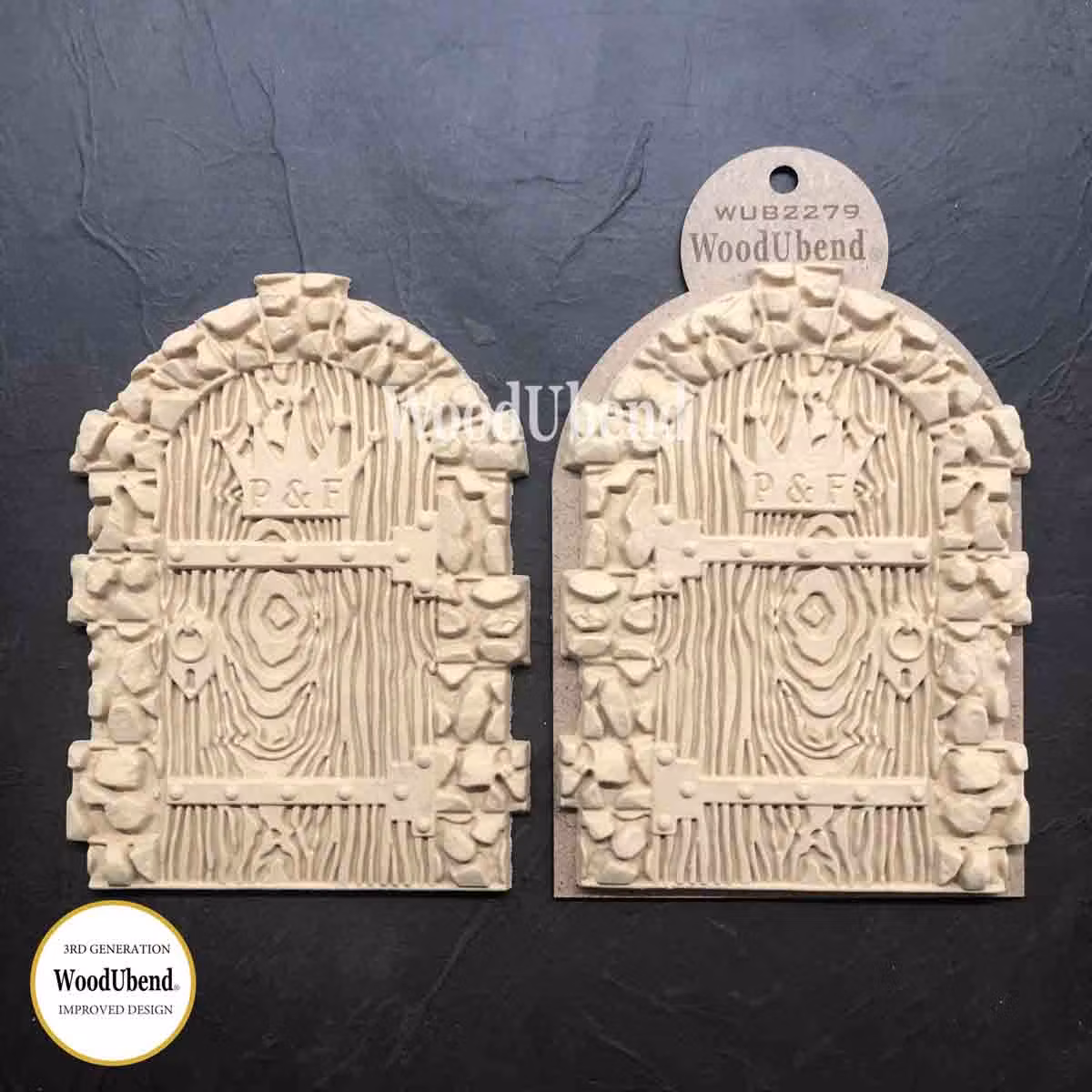 WoodUbend® Medieval Doos 17.7×13.2cm - WUB2279 (2-pack)