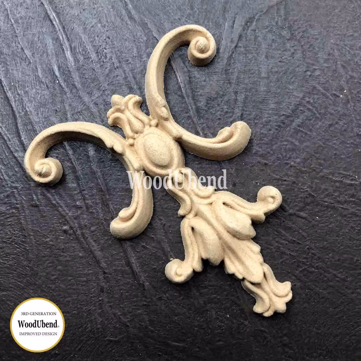 WoodUbend® Plumes 8.5x7cm - WUBX1263 (2-pack)