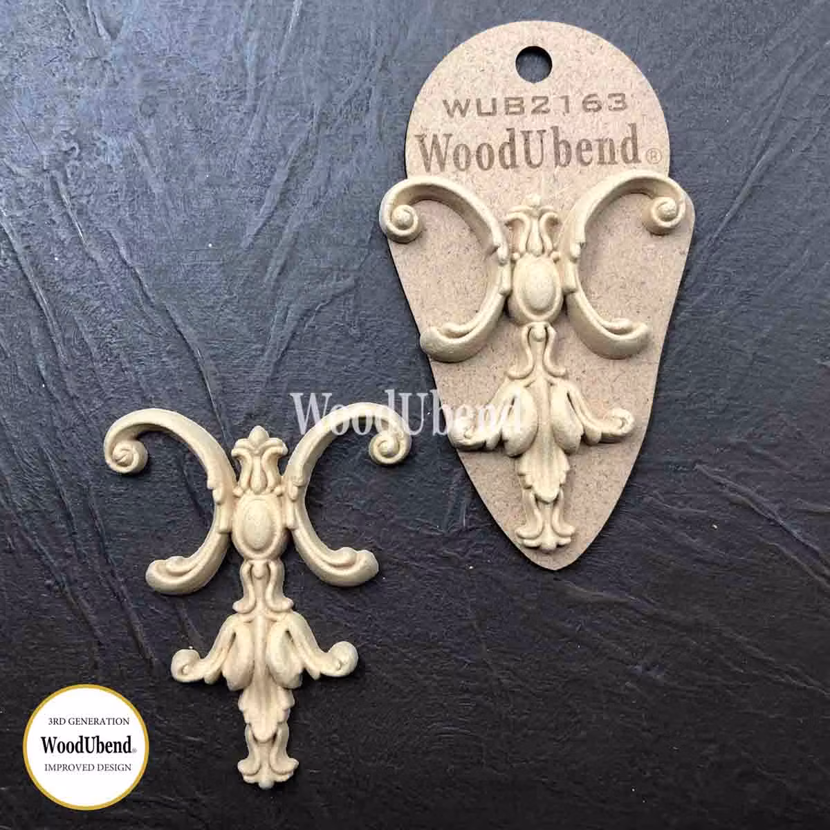 WoodUbend® Plumes 8.5x7cm - WUBX1263 (2-pack)