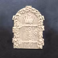 WoodUbend® Medieval Door 17.7×13.2cm - WUB2279 (1-pack)
