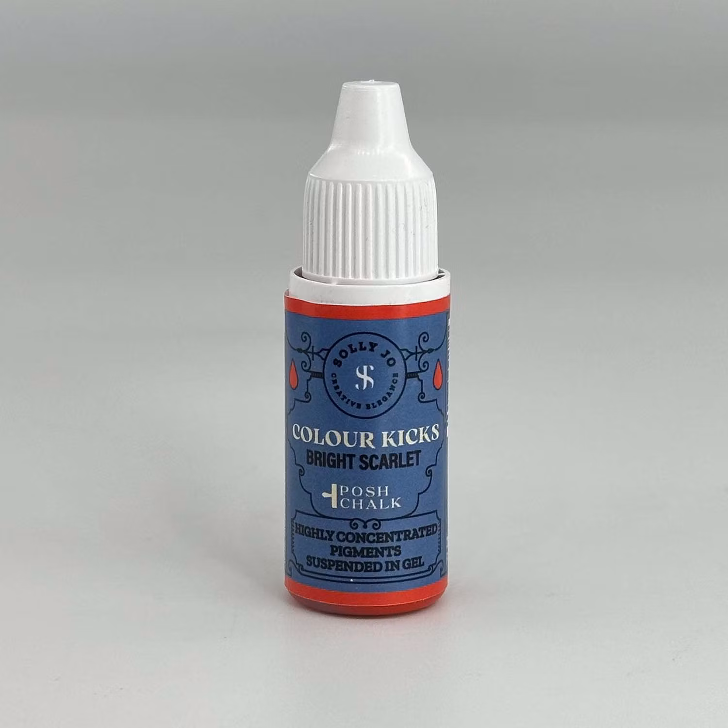 Posh Chalk - Colour Kicks - Flytande pigmentkoncentrat 25ml - Bright Scarlet
