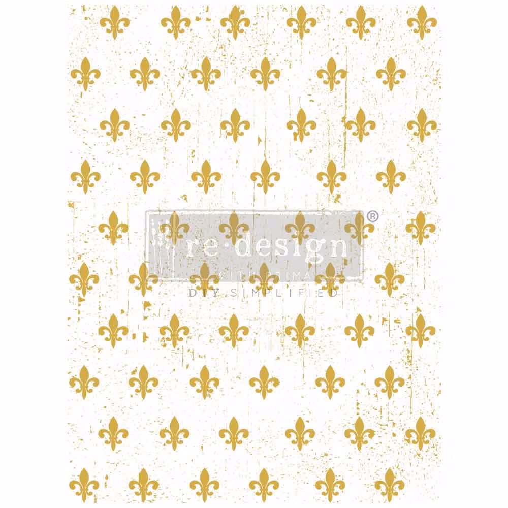 Re Design Décor Foil Transfers® - Fleur de Lisca 46x61 cm