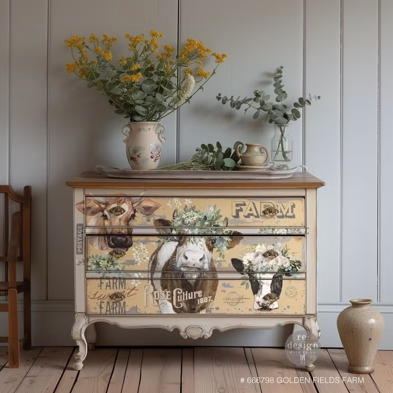 Re Design Décor Transfers® - Golden Fields Farm ca 61x89cm