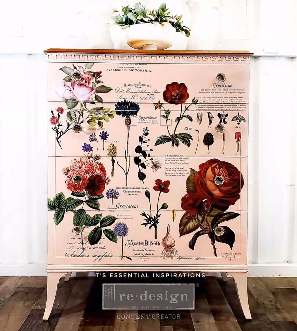 Re Design Décor Transfers® -Vintage Botanical XL ca 89x122cm