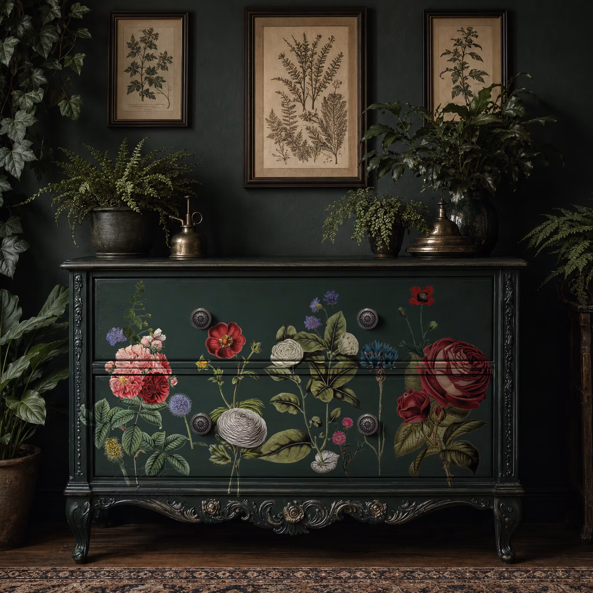 Re Design Décor Transfers® -Vintage Botanical XL ca 89x122cm