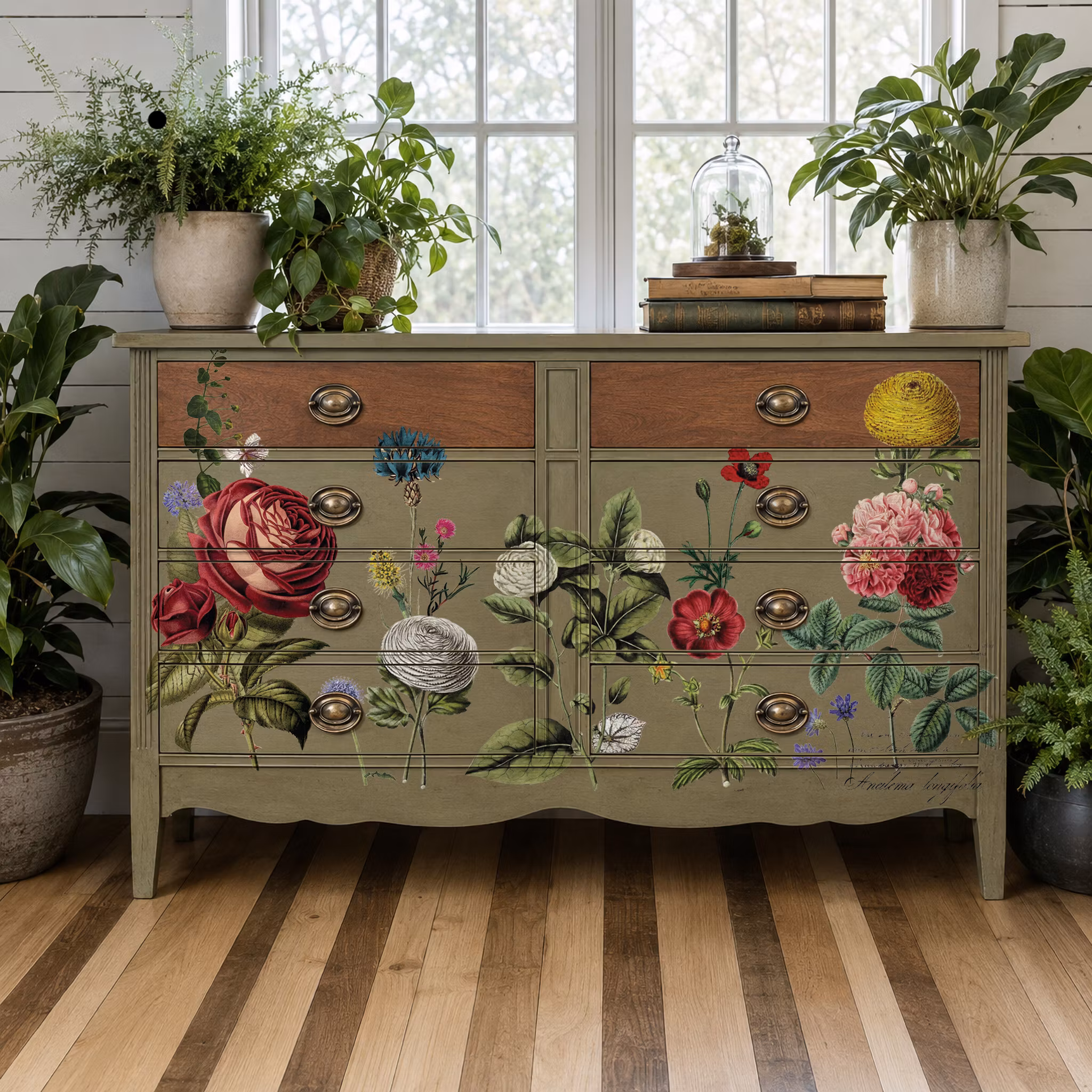 Re Design Décor Transfers® -Vintage Botanical XL ca 89x122cm