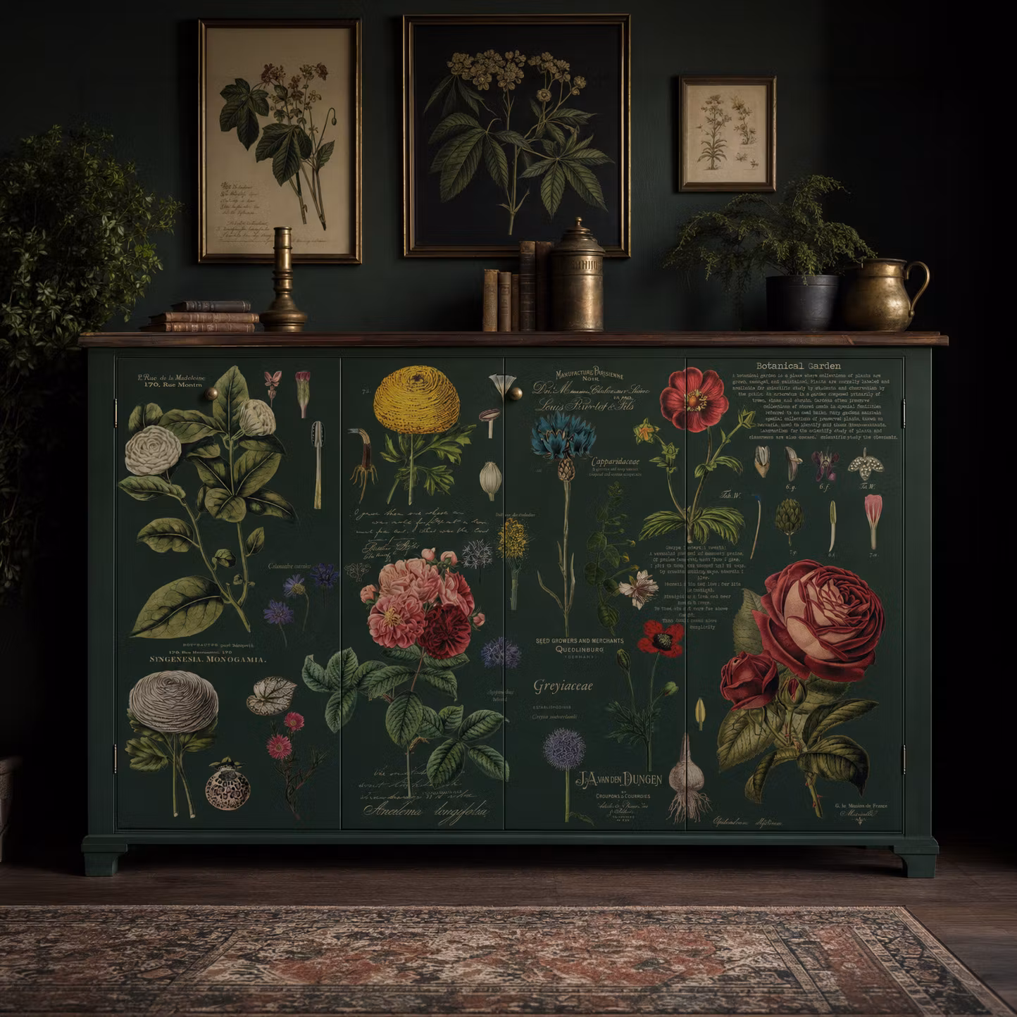 Re Design Décor Transfers® -Vintage Botanical XL ca 89x122cm