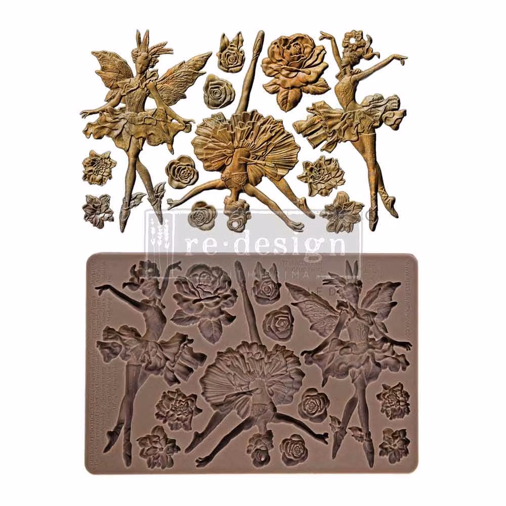 ReDesign Décor Moulds® - Silikonform - Angelic Twirl (ca 13x20cm)