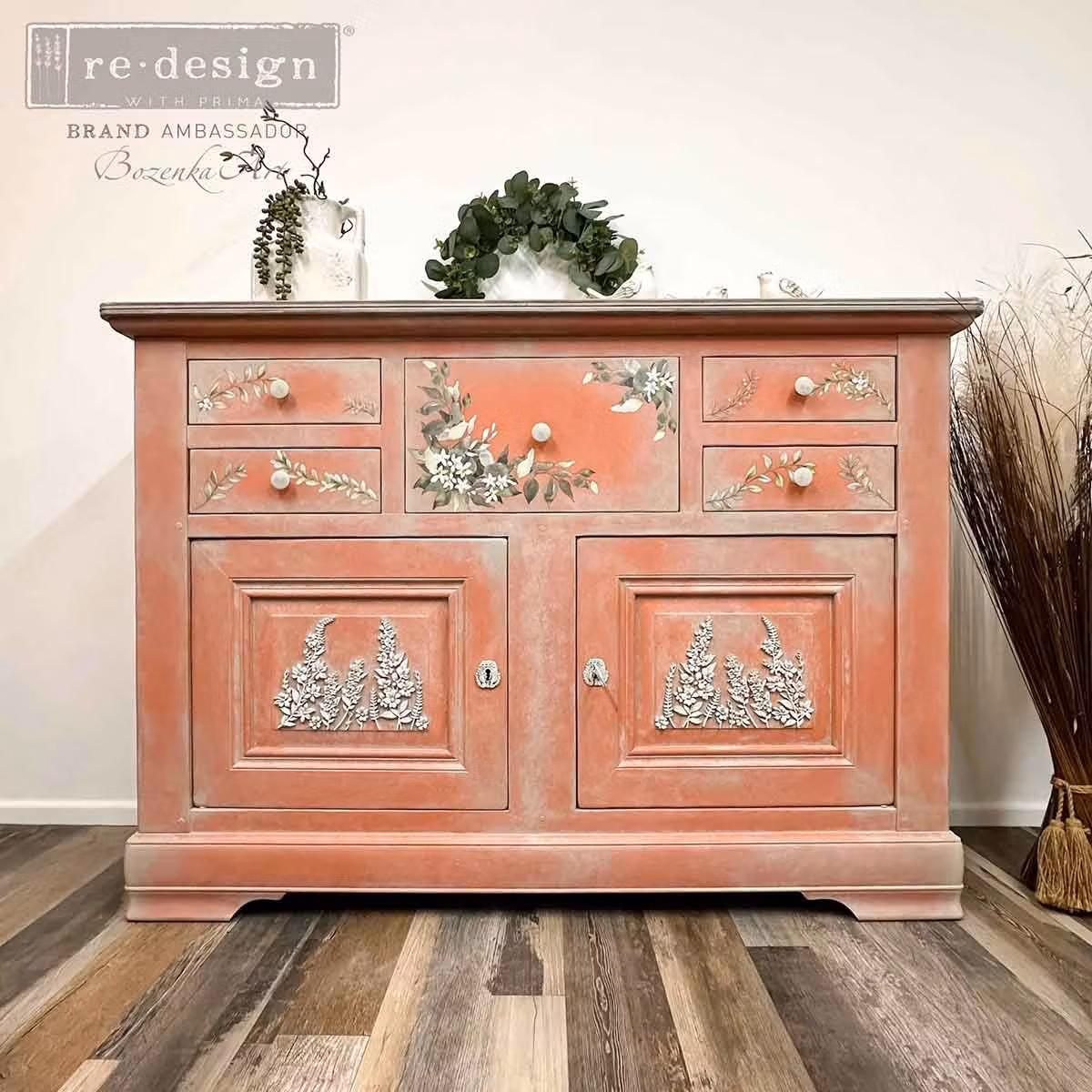 ReDesign Décor Moulds® - Silikonform - Country Blossom (ca 13x20cm)