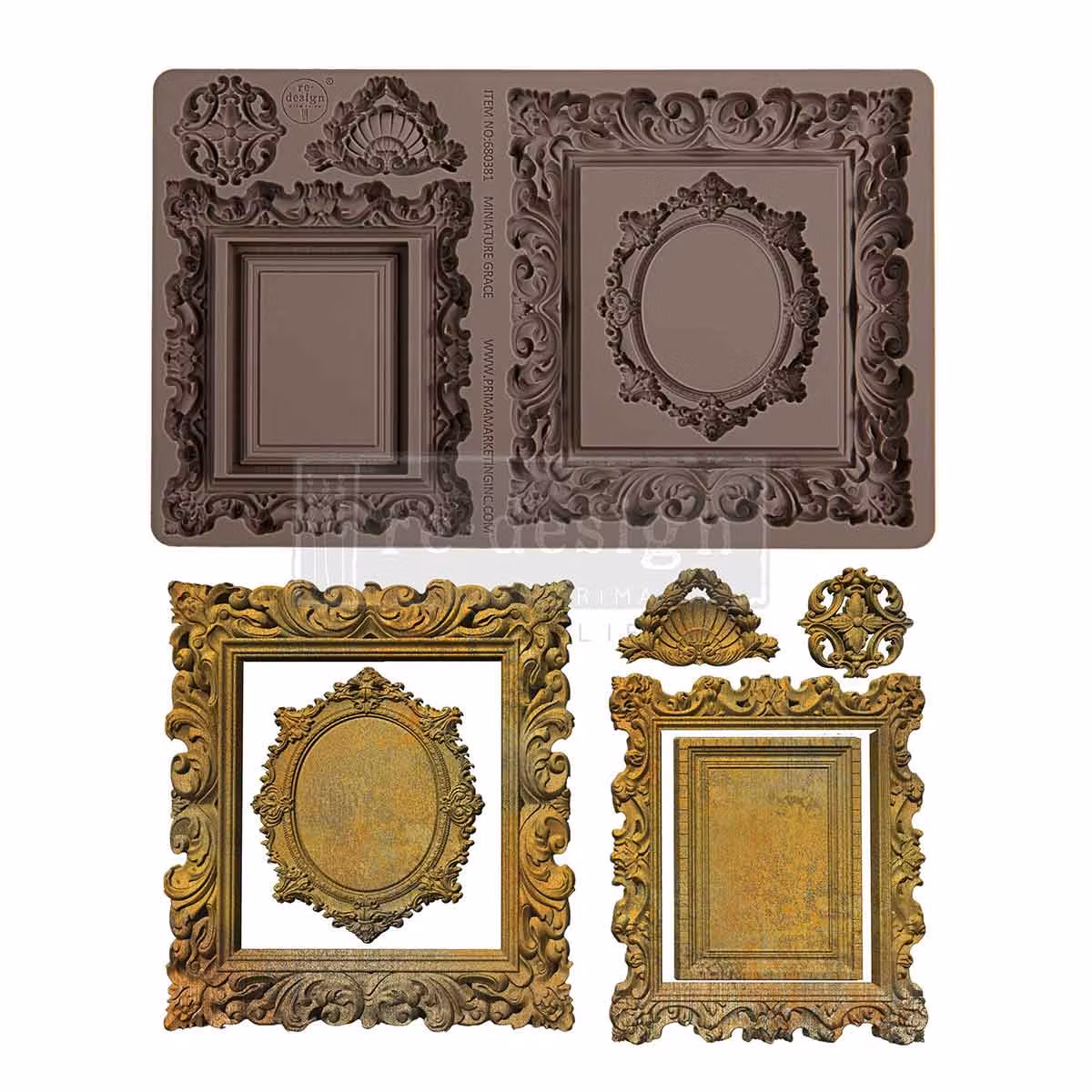 ReDesign Décor Moulds® - Silikonform - Miniature Grace (ca 13x20cm)