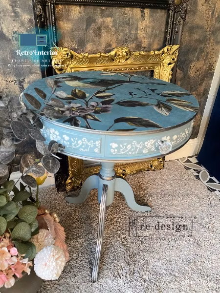 ReDesign Décor Stencils® - Schablon​​​​​​​ - Cerulean Blooms - (S) 23x30cm