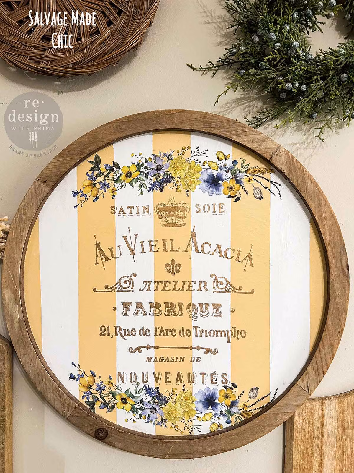 ReDesign Décor Stencils® - Schablon​​​​​​​ - Satin Soie - (S) 23x30cm