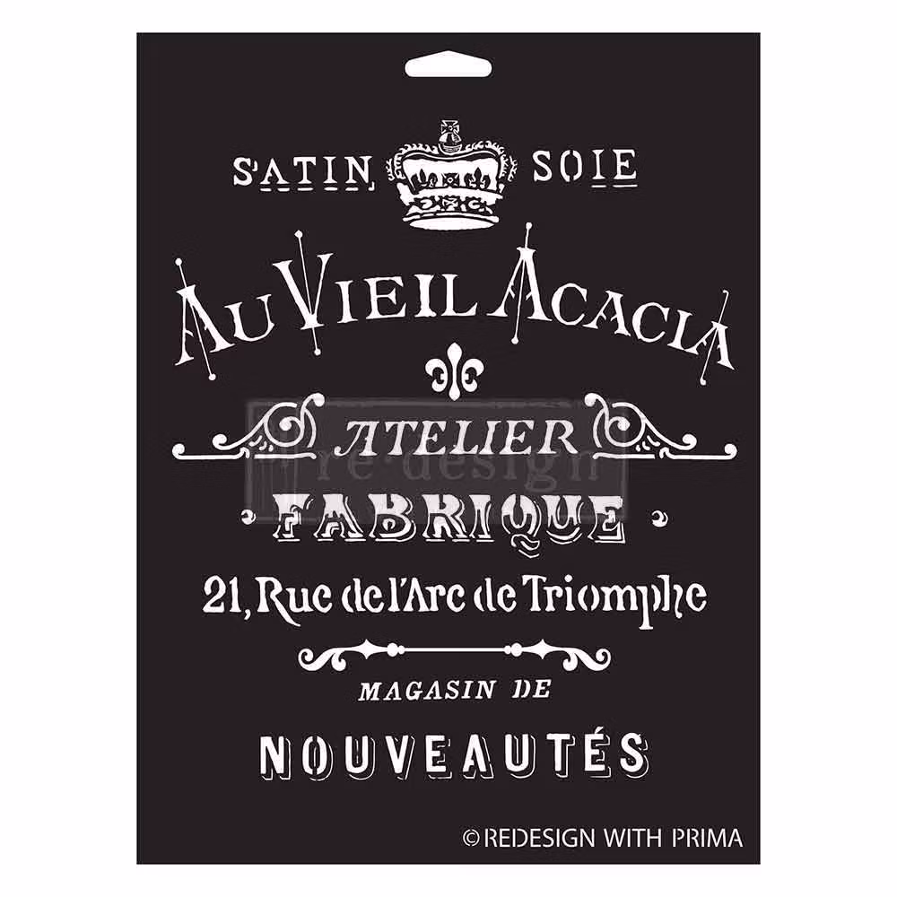 ReDesign Décor Stencils® - Schablon​​​​​​​ - Satin Soie - (S) 23x30cm